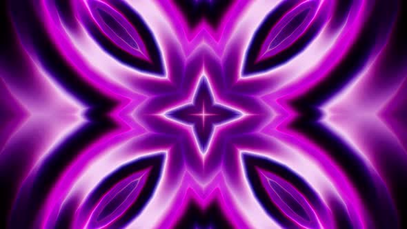 Purple Kaleidoscope Loop 4K 02