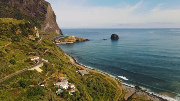 Green Mountain Landscape of Madeira Island