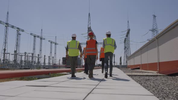 Anonymous Team Walking on Power Station