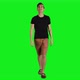 Young man looking upwards while walking - VideoHive Item for Sale