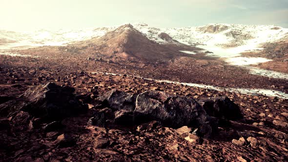 Winter View in the Massive Eilat Nature Reserve