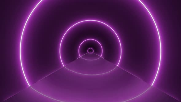 Flight Inside Tunnel, Neon Light Abstract Background (9) alt