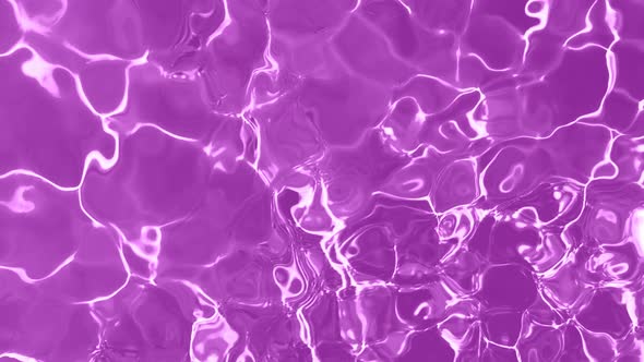 Pink Color  Abstract Water Liquid Animation. 4K. 340