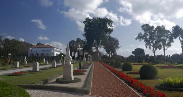 The Mansion of Bahji in Bahai garden Acre, Israel