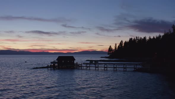 4K Boat Deck Lake