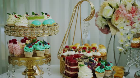 Candy Bar In The Banquet Hall