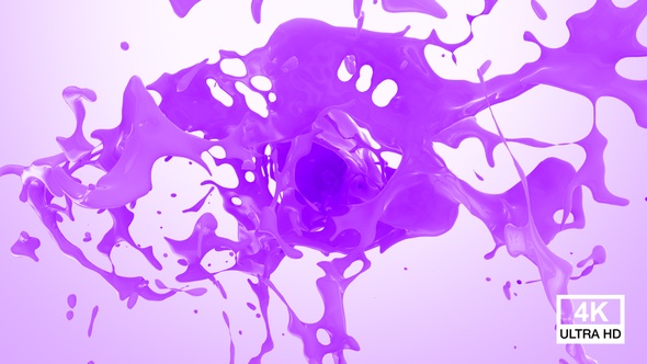 Purple Paint Splash