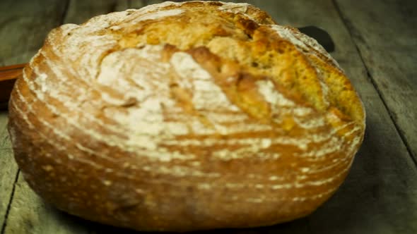 Fresh Bread on the Table