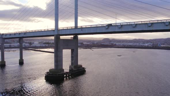 Bridge in Scotland Crossing From North Kessock to Inverness