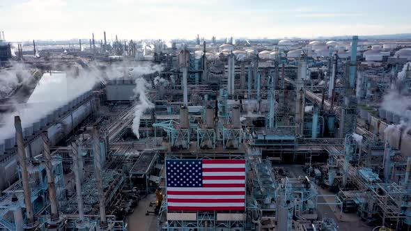 United States Chemical Factory - Oil Refinery - Processing Plant