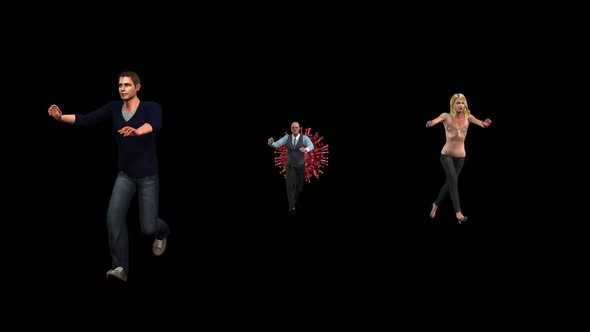 Corona Virus Chase People alt