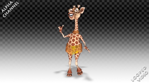 3D Giraffe - Break Dance