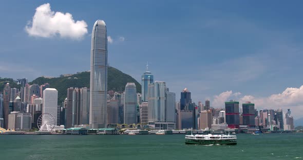 Hong Kong urban cityscape