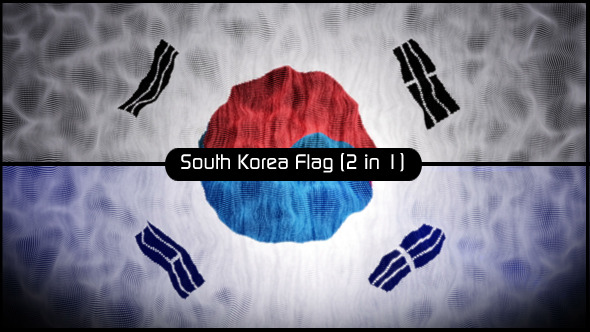 South Korea Flag (2 in 1)