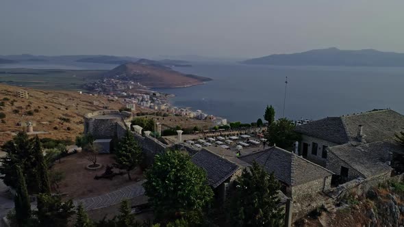 Coastline View with Sandy Beach