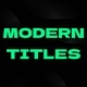 Modern Titles| AE - VideoHive Item for Sale