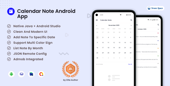 Calendar Note Android App 1.0