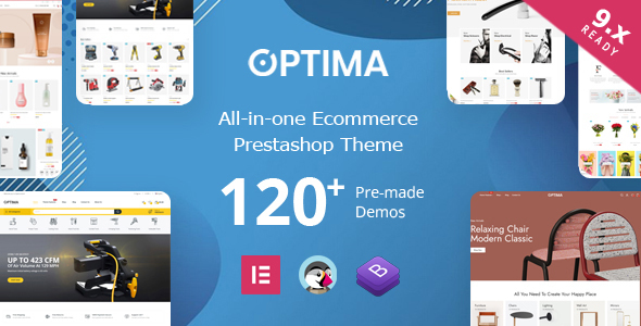 Optima Elementor - Multipurpose Prestashop 8.x, 9.x Theme