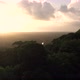 Jungle Sunset River Aerial Shot Pan Down - VideoHive Item for Sale