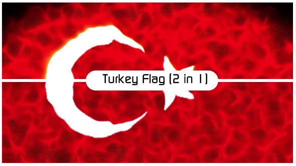 Turkey Flag (2 in 1)