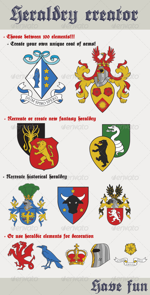 Heraldry Graphics Designs Templates From Graphicriver