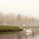 Autumn foggy morning on the lake in the Schwerin castle park - VideoHive Item for Sale