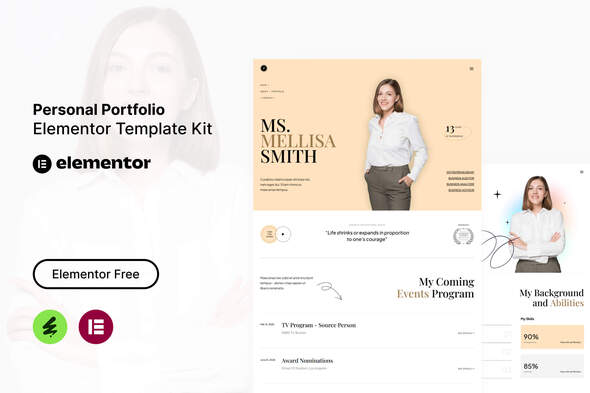 Profily - Personal Portfolio Elementor Template Kit