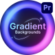 Gradient Backgrounds Pack | MOGRT - VideoHive Item for Sale