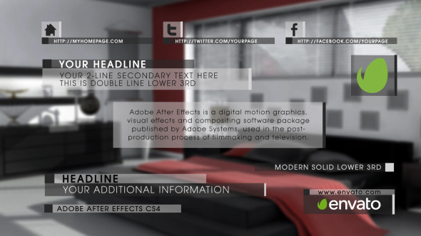 Modern Solid Lower Third alt