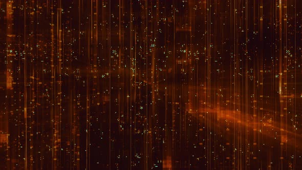 Abstract Digital Background With Glowing Lines And Light Particles alt