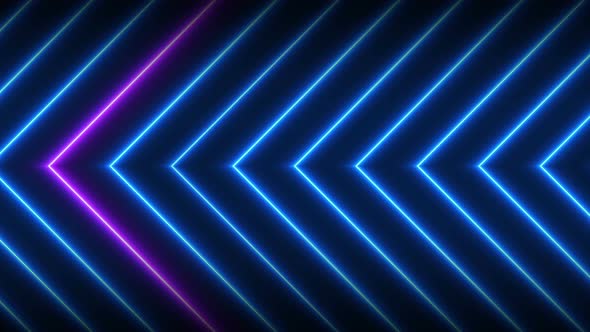 Neon lights shining futuristic trendy seamless loop technology motion graphics alt