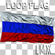Russia Loop Flag - VideoHive Item for Sale