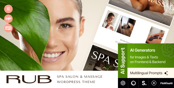 Rub - Spa Salon, Massage & Wellness WordPress Theme