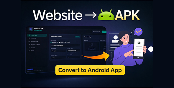 Web2APK Builder – Convert Any Website to Android APK | No Coding Required