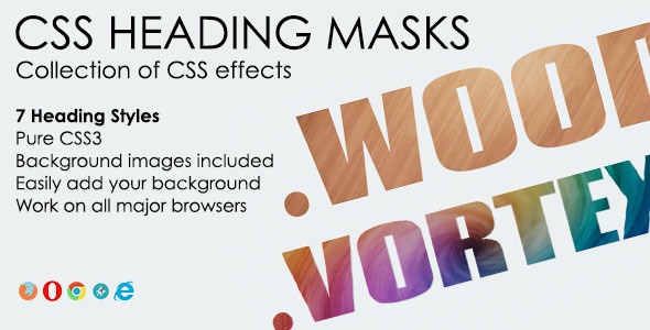 CSS Heading Masks