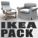IKEA Sofa & Armchair Pack - 3DOcean Item for Sale