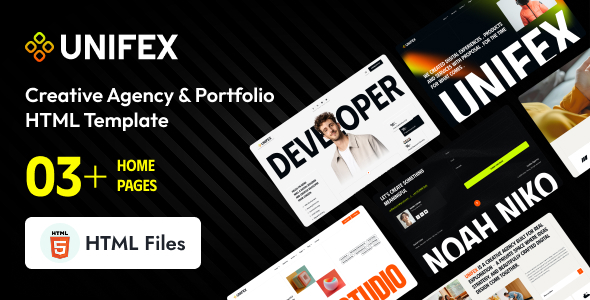 Unifex - Creative Agency & Portfolio HTML Template