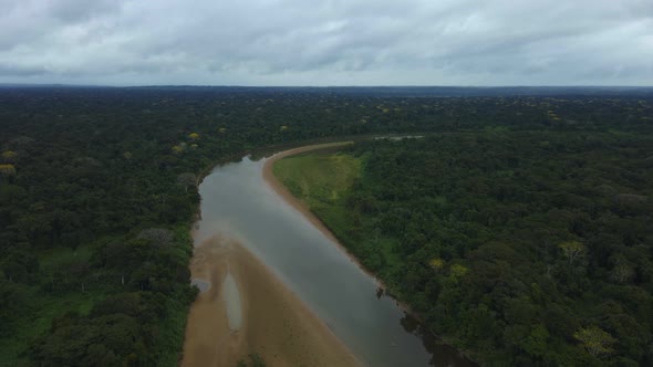 Untouched Dense Rainforest and River