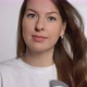 A Young Woman Dries Her Hair with an Electric Hair Dryer - VideoHive Item for Sale
