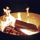 Closeup View of Campfire Bonfire Outdoors Forks of Flame of Openair Fire - VideoHive Item for Sale
