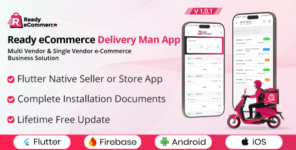 Ready eCommerce - Delivery Man App