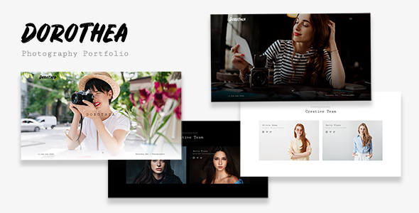 Dorothea - Creative Photography Portfolio & Studio Template