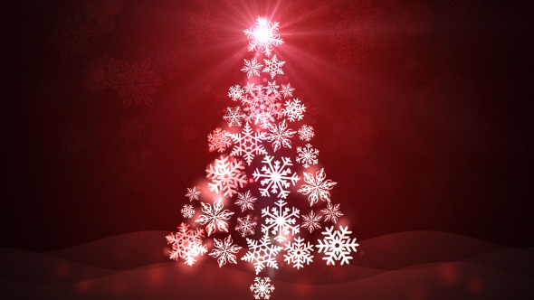 Glittering Christmas Tree