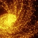 Magical Golden Glowing Shooting Star Particles Motion Graphics Background - VideoHive Item for Sale