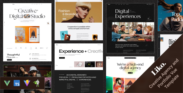 Liko - Creative Agency & Portfolio Vue Template