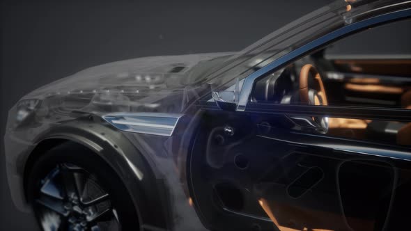 Detailed Car Engine and Other Parts alt