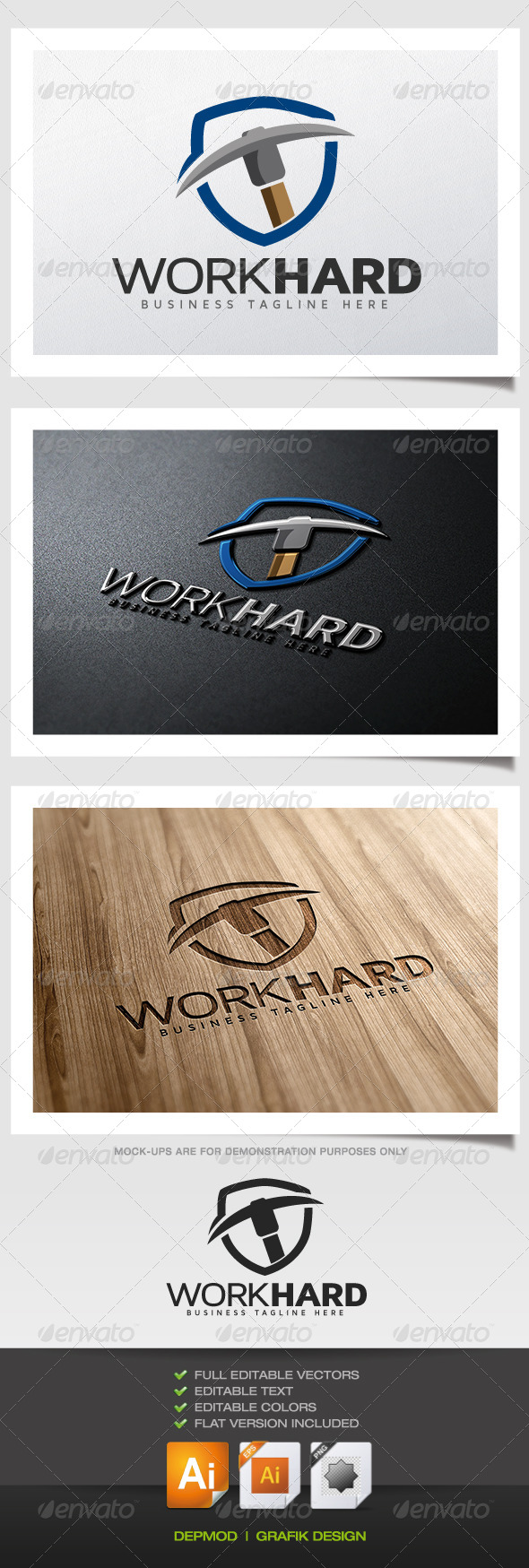 Work Hard Logo