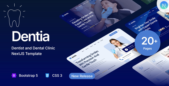 Dentia - Dentist & Dental Clinic Nextjs Template