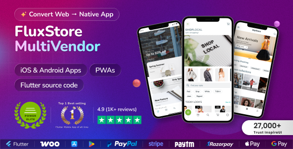Fluxstore Multi Vendor - Flutter E-commerce Full App