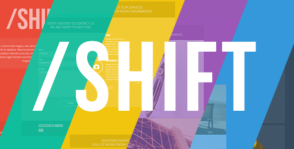 Shift - Kreatywny szablon Muse dla portfeli i agencji